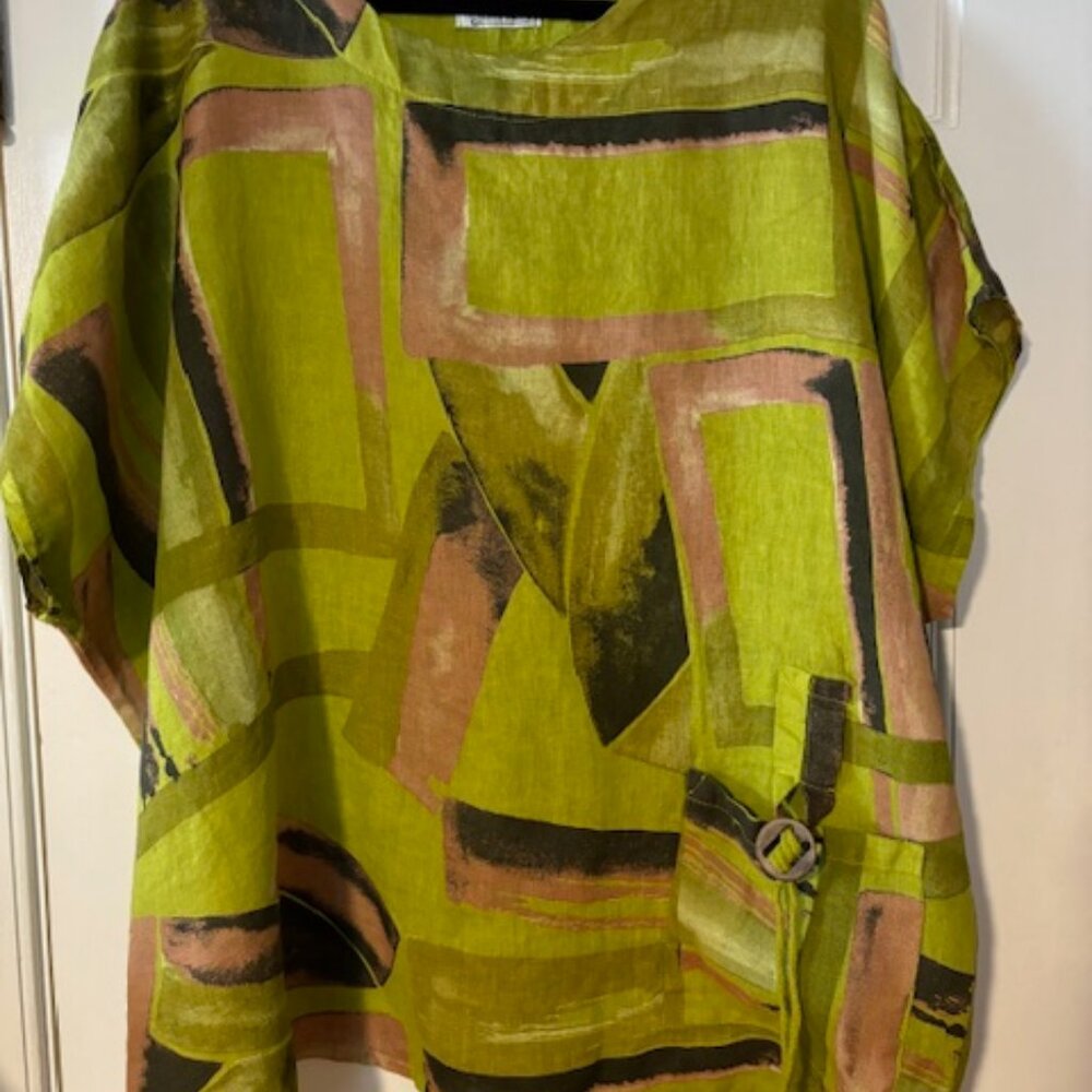 Transparente Italian Linen Top